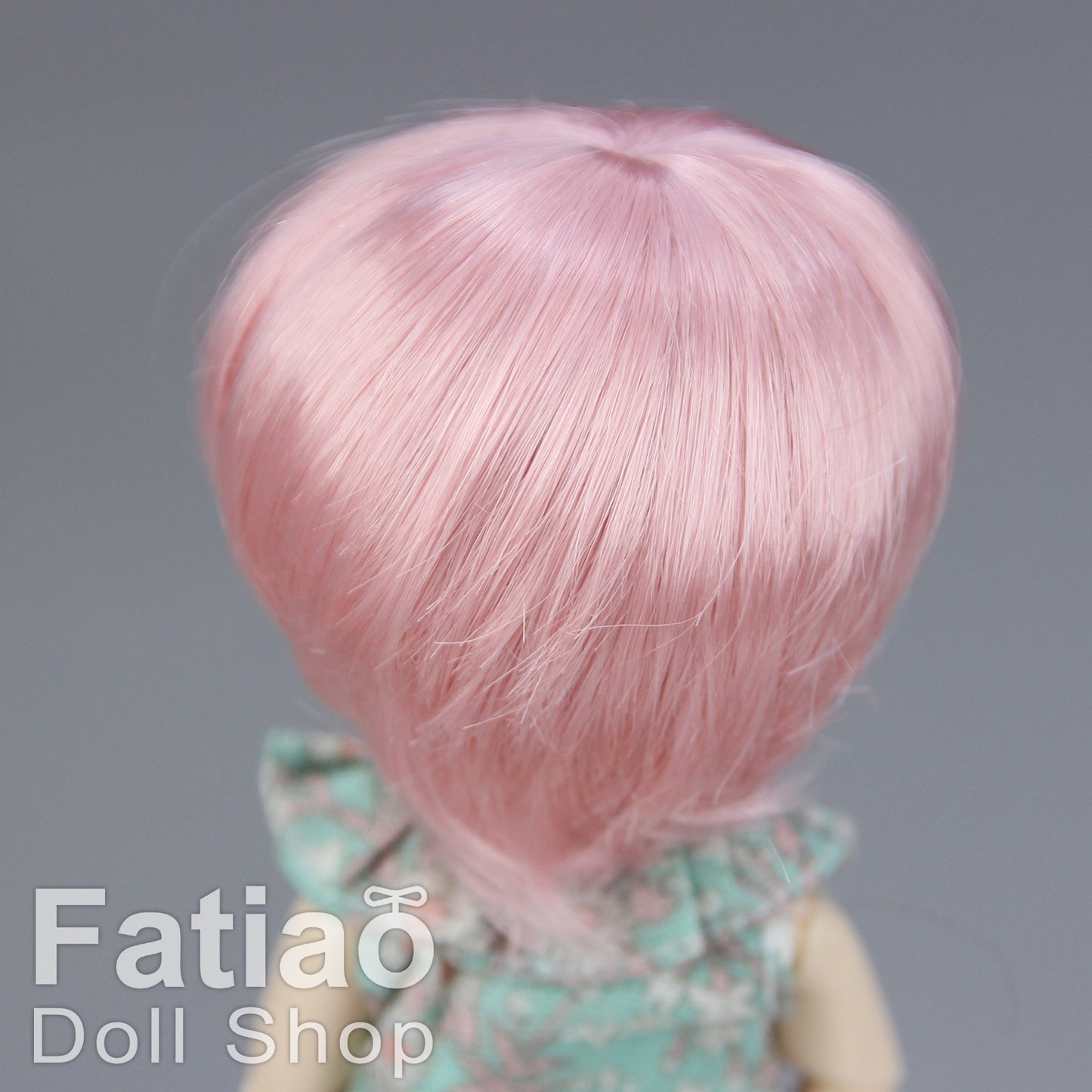 Fatiao - New BJD Dollfie pukipuki BF Pocket 3-4" Doll Wig - Pink