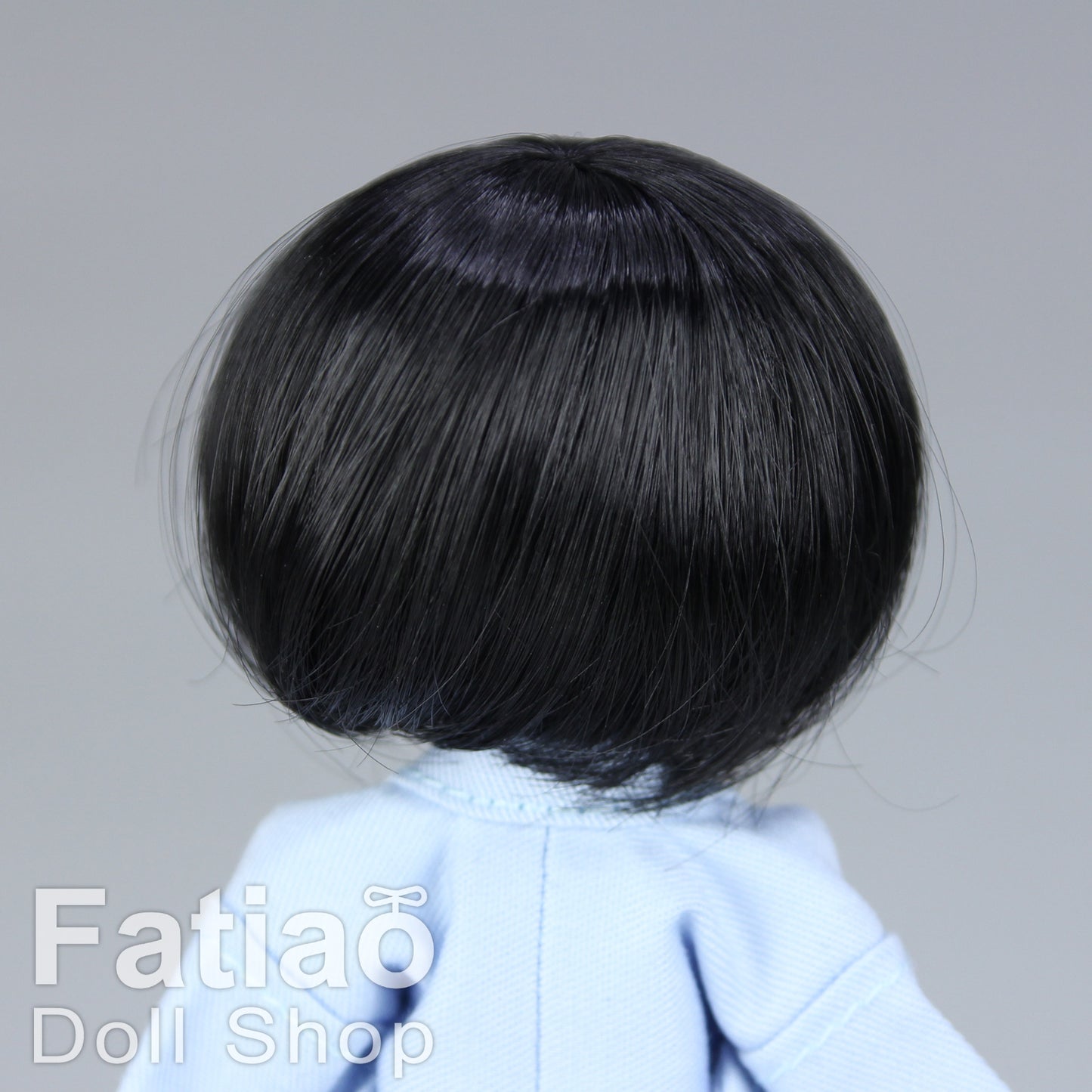 Fatiao - New BJD Dollfie pukipuki BF Pocket 3-4" Doll Wig - Black