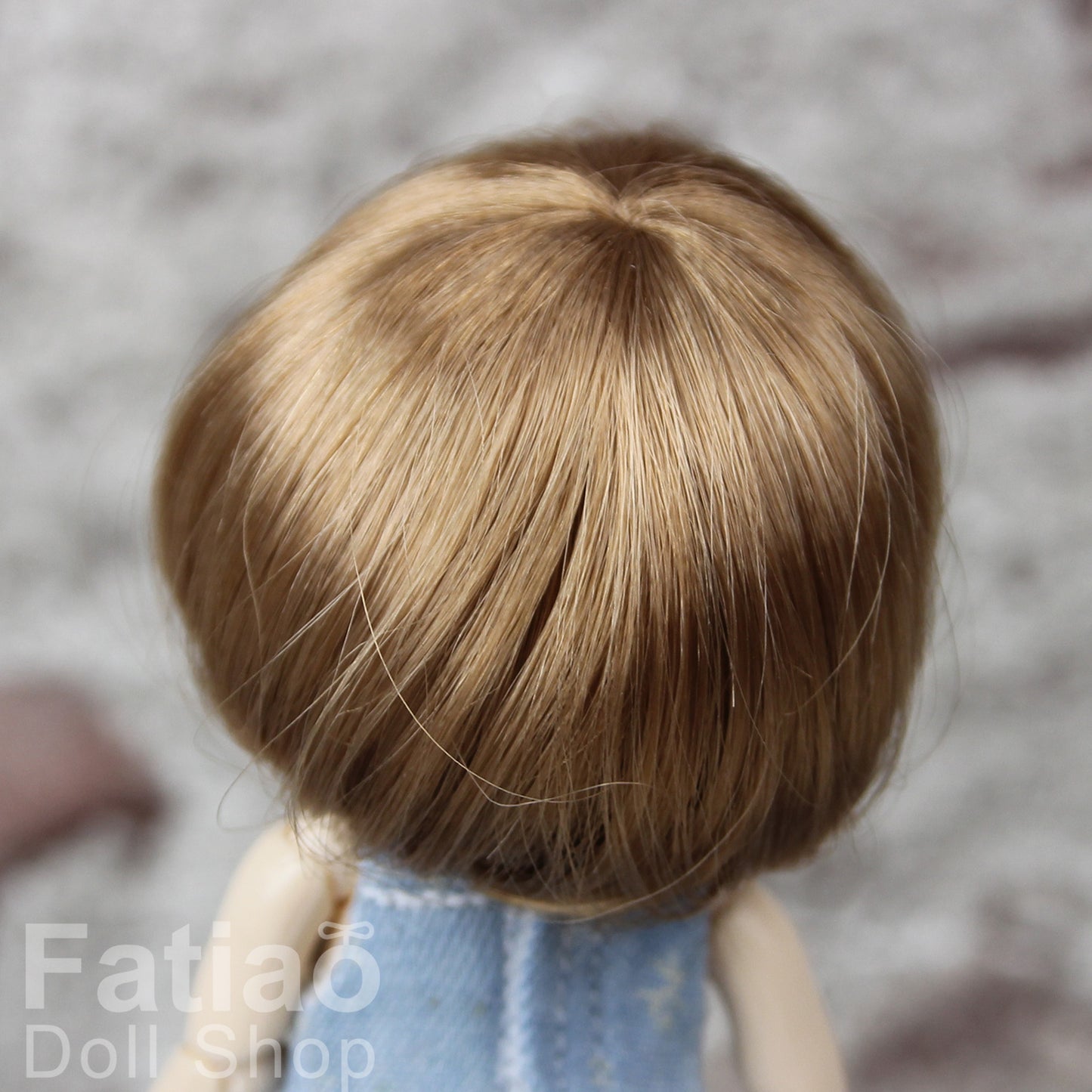 Fatiao - New BJD Dollfie pukipuki BF Pocket 3-4" Doll Wig - Ocher
