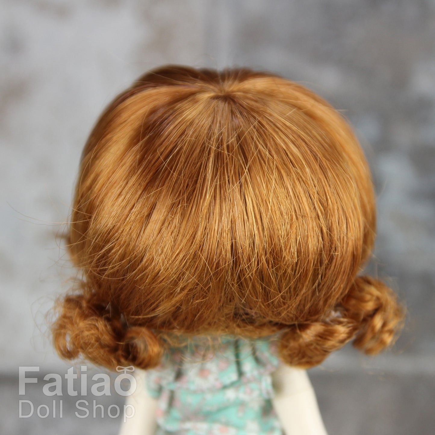 Fatiao - New Dollfie little pullip DAL Nendoroid BJD Dolls Wig - size 4-5" -Caramel
