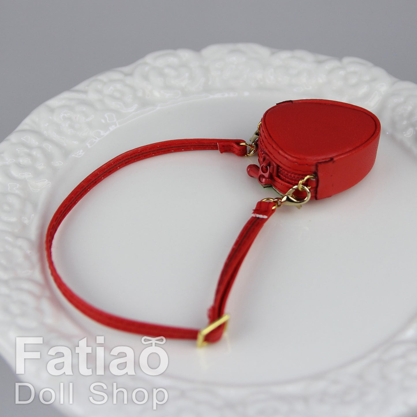 Strawberry side Dolls backpack Bag for blythe Barbie 1/6 1/8 BJD dolls accessories