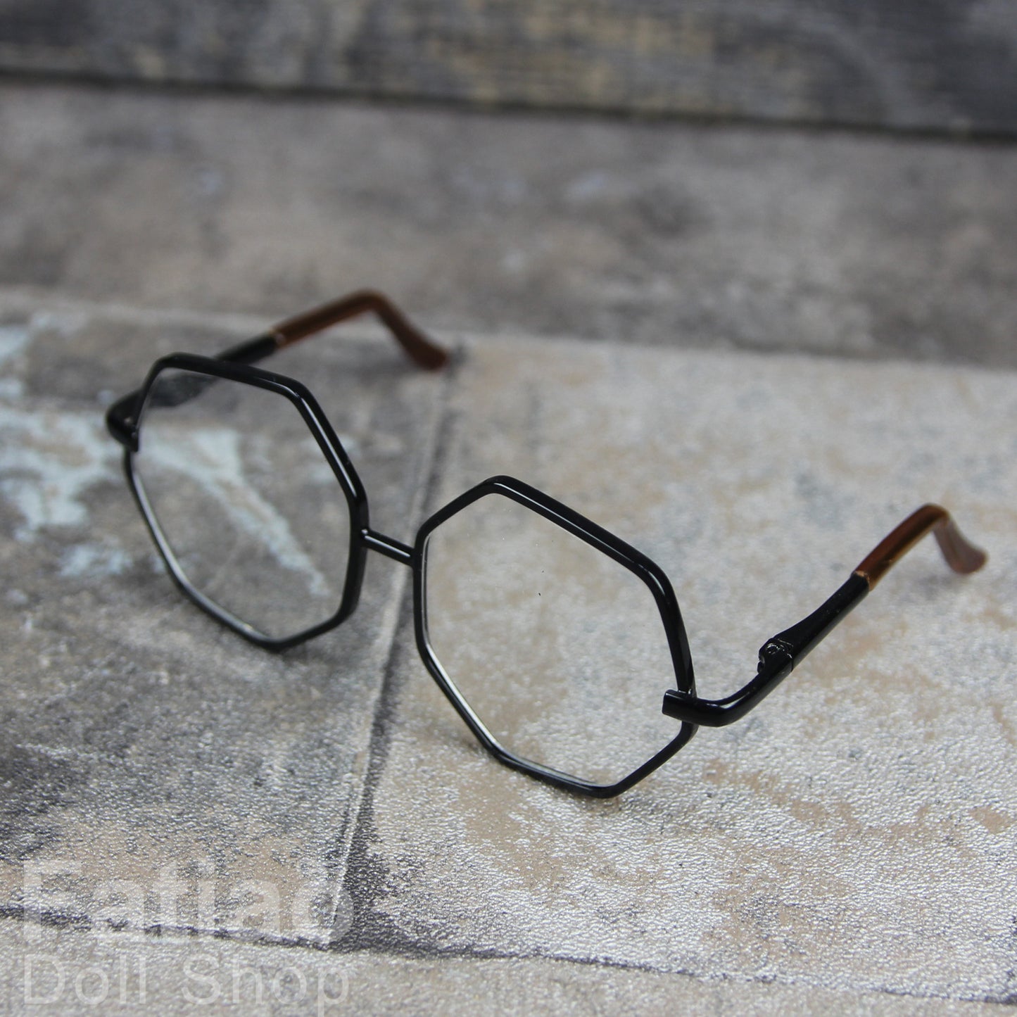 New Dolls fashion Sunglasses Glasses fit Blythe - Black