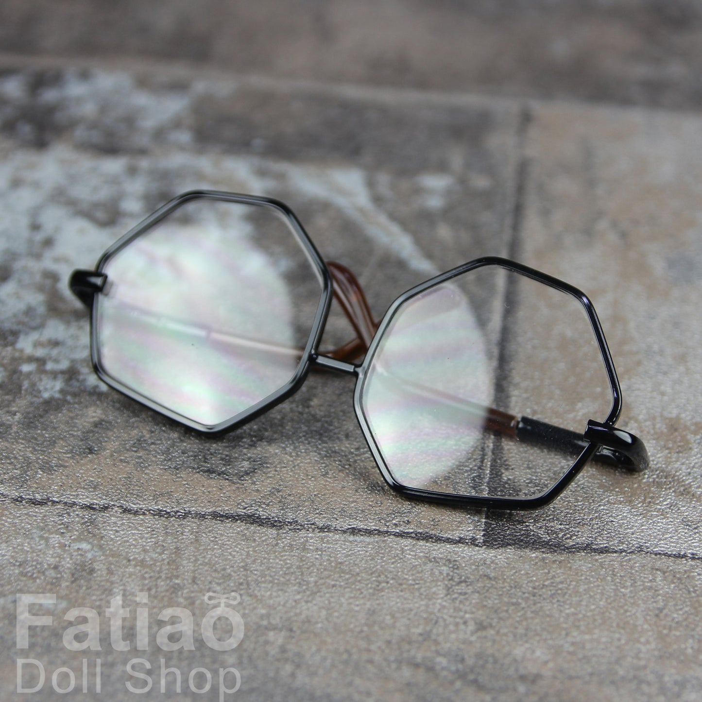 New Dolls fashion Sunglasses Glasses fit Blythe - Black