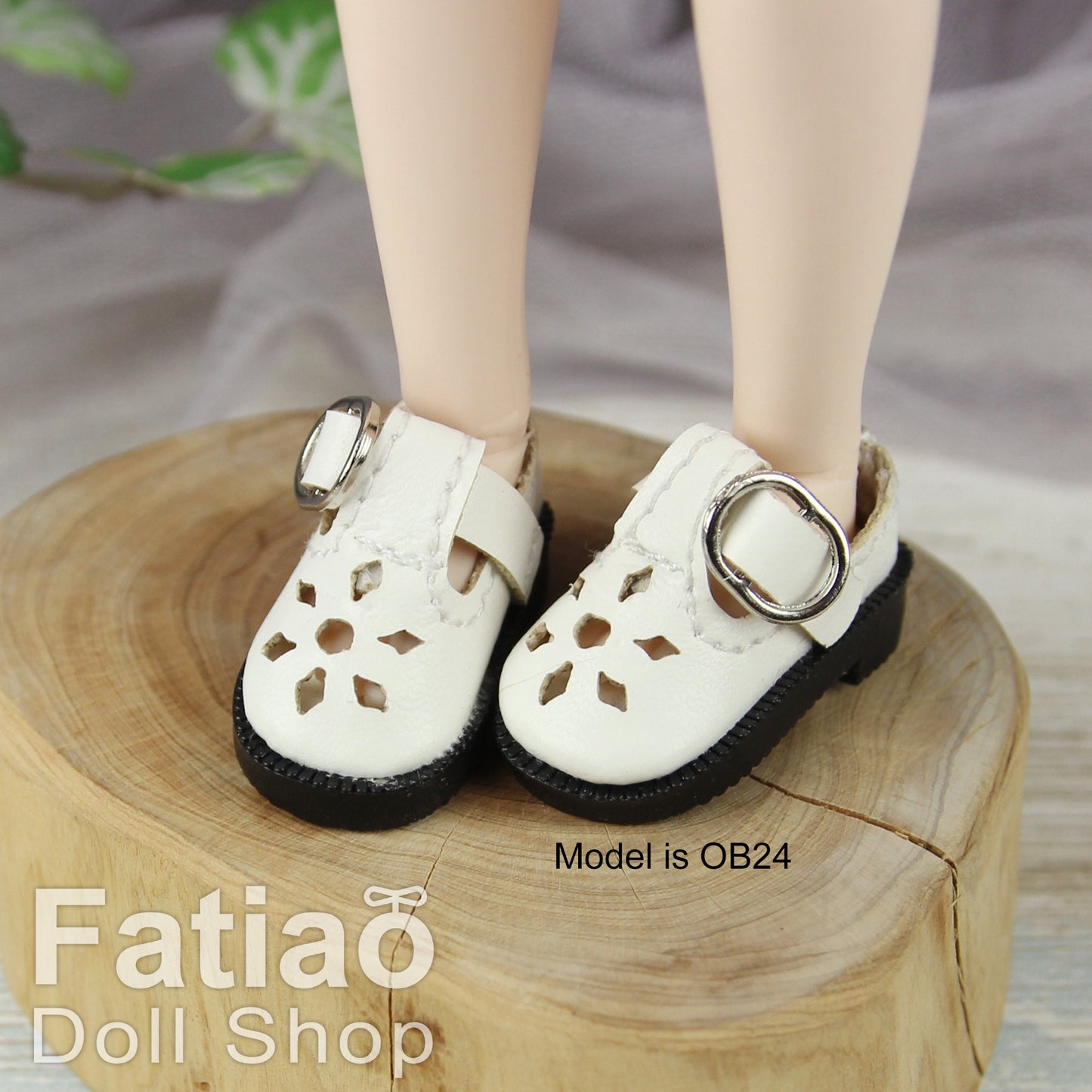 Fatiao - New Lati Yellow Pukifee OB22 OB24 1/8 BJD Dolls Mary Jane shoes (Size 2.7cm)