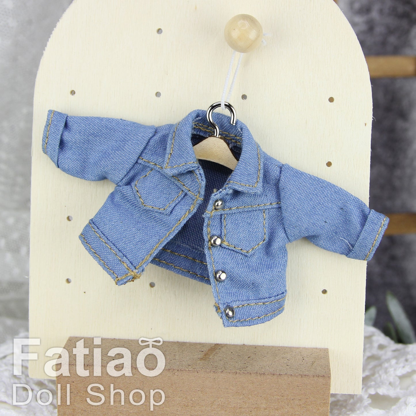 Dolls clothes outfit / Obitsu11 OB11 GSC nendoroid - denim jacket