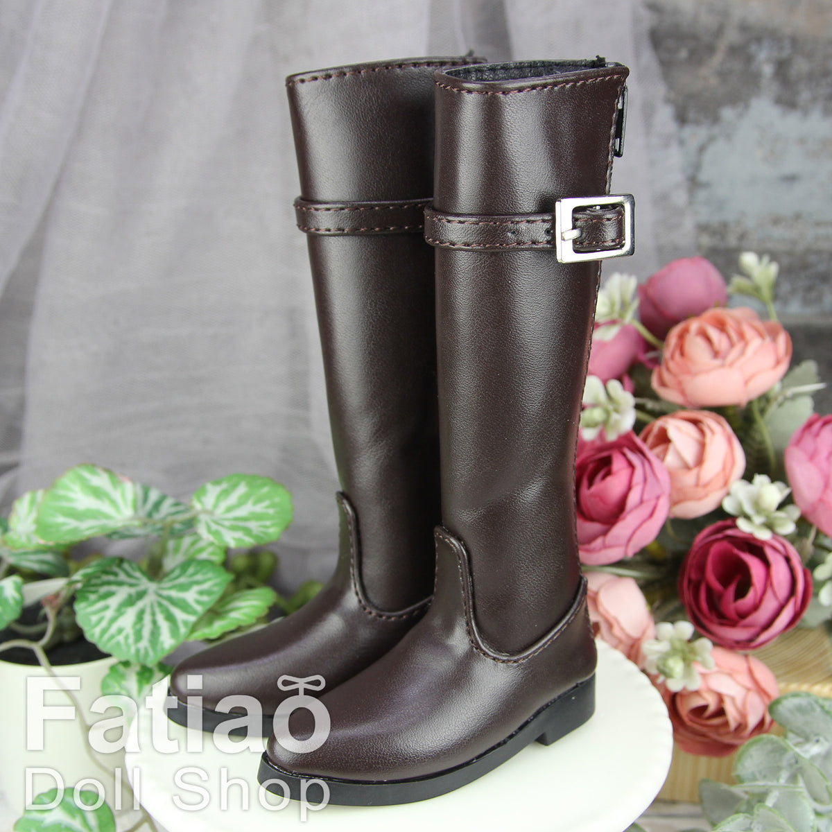 Fatiao - New 1/4 BJD MSD dollfie Boots Dolls Shoes - Brown