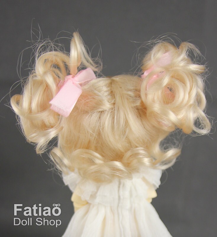 Fatiao - BJD Dollfie Lati Yellow Pukifee 5-6" Doll Wig Blonde
