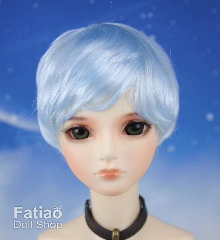Fatiao - New Dollfie SD 1/3 BJD Dolls Wig size 8-9" - Light Blue