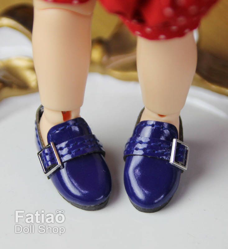 Fatiao - New Lati Yellow Pukifee BJD Doll Patent leather Shoes - Square button (Size 2.6cm)