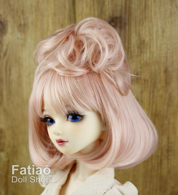 Fatiao - New Dollfie SD 1/3 BJD Dolls Wig size 8-9" - Strawberry milk