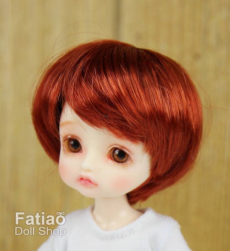 Fatiao - New BJD Dollfie pukipuki BF Pocket 3-4" Doll Wig - Carrot