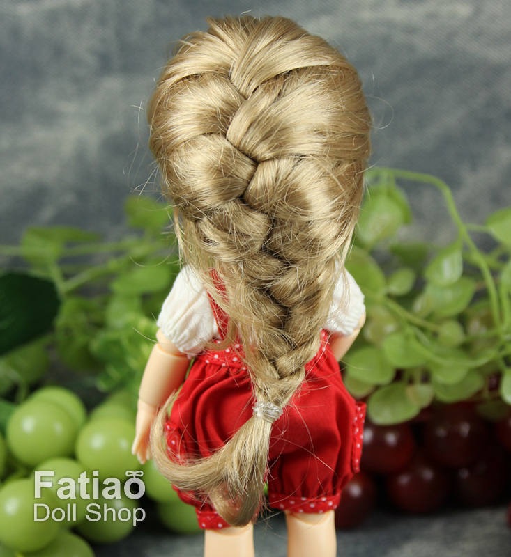 Fatiao - BJD Dollfie Lati Yellow Pukifee 5-6" Doll Wig - Baby Brown