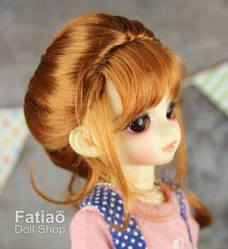 Fatiao - New Dollfie Yo-SD 1/6 BJD - Dolls Wig 6-7 inch - Caramel