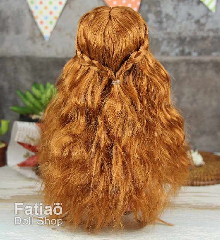 Fatiao - BJD Dollfie Lati Yellow Pukifee 5-6" Angel Doll Wig Caramel