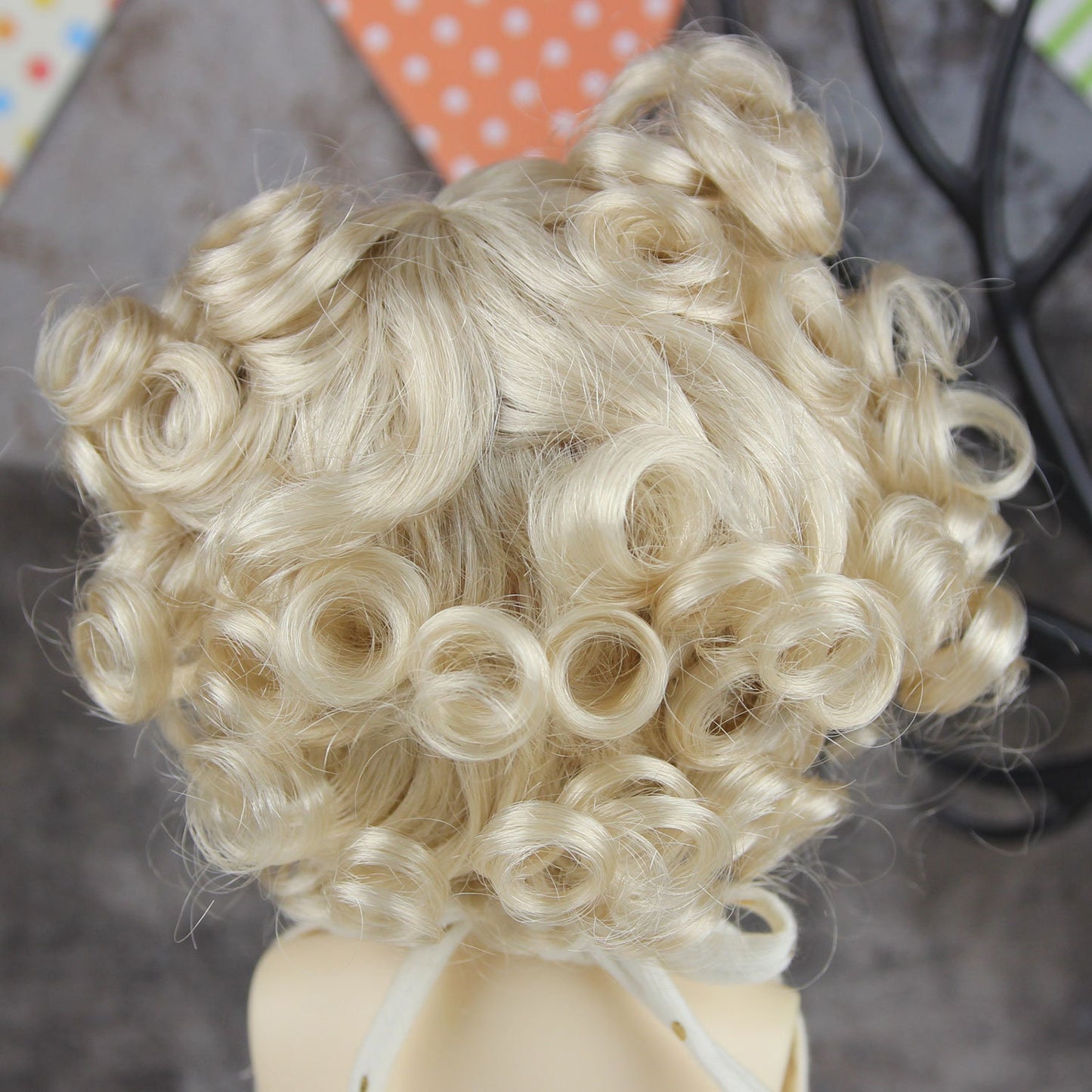 Fatiao - New Dollfie MSD Kaye Wiggs 1/4 BJD Size 7-8 inch - Blonde Dolls Wig