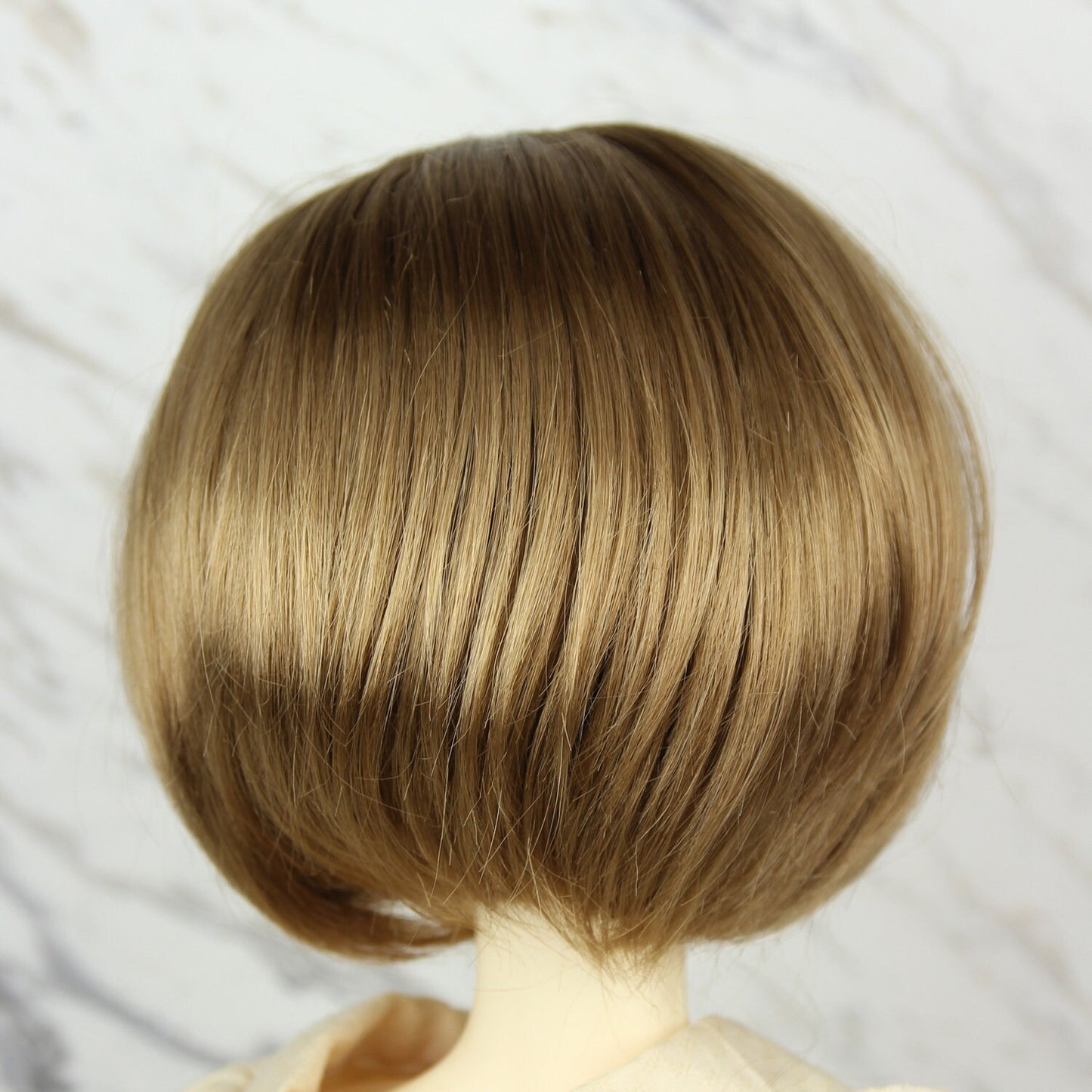 Fatiao - New Dollfie SD 1/3 BJD Volks Blythe Pullip Dolls Wig size 9-10"- Latte
