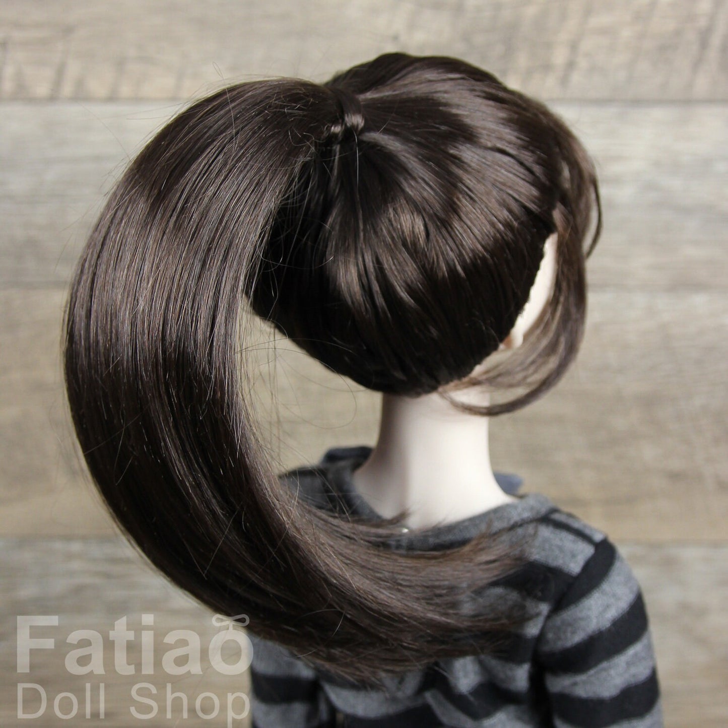 Fatiao - New Dollfie SD 1/3 BJD Dolls Wig size 8-9" - Deep Brown
