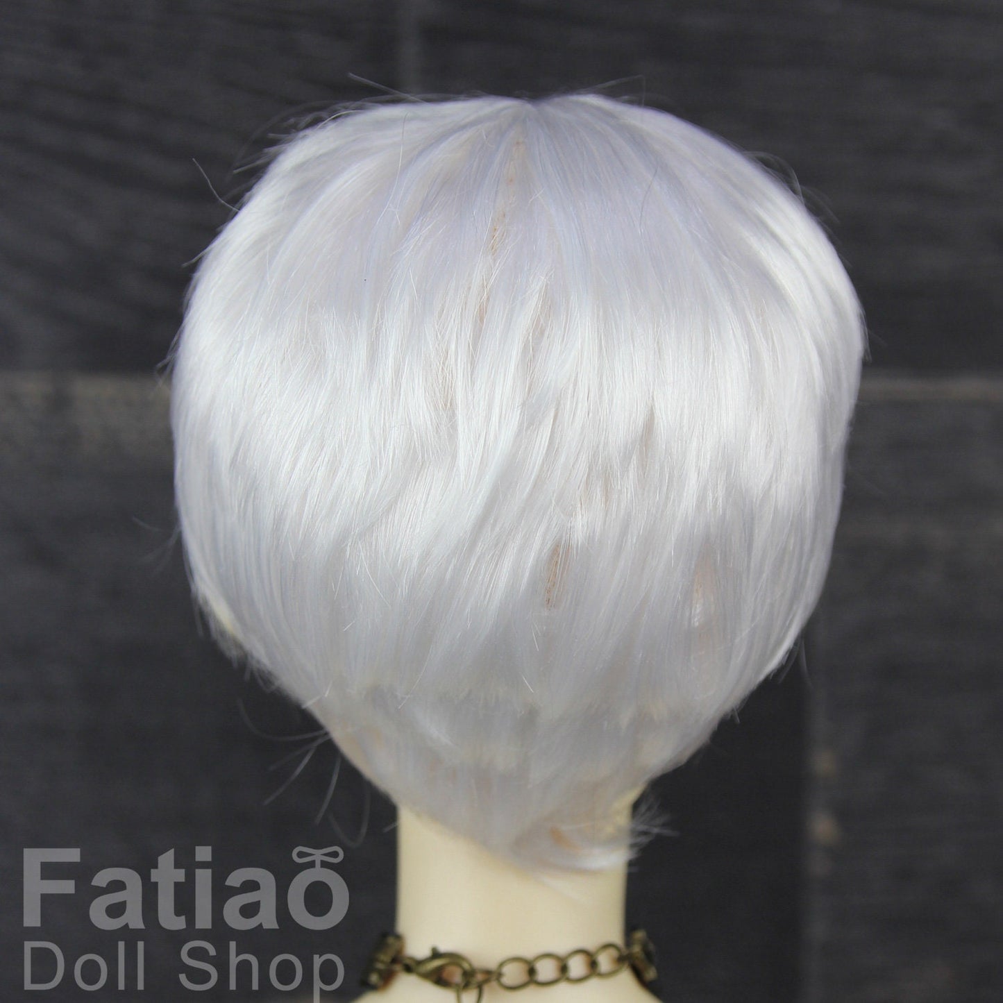 Fatiao - New Dollfie SD 1/3 BJD Dolls Wig size 8-9" - White