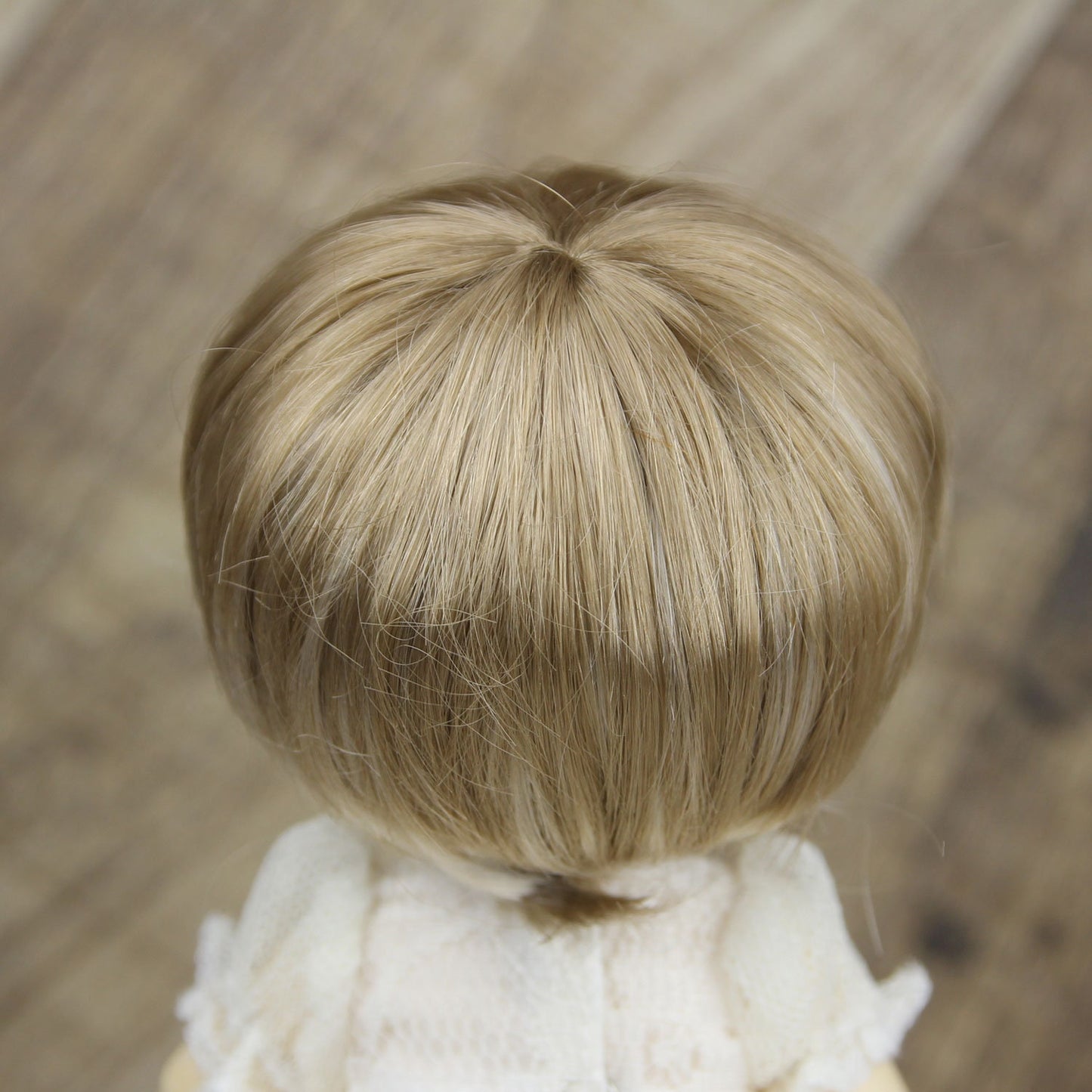 Fatiao - Dollfie Lati Yellow Pukifee 5-6" Angel Doll Wig - Latte & Blonde