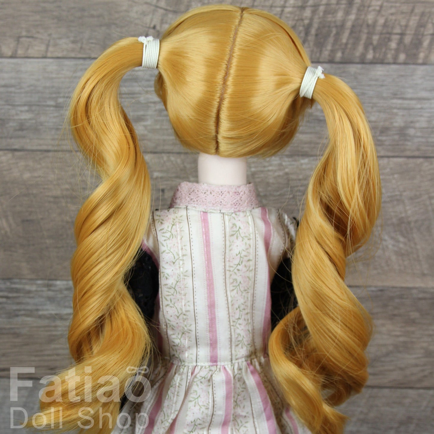 Fatiao - New Dollfie SD 1/3 BJD DD Dolls long Wig size 8-9" - golden yellow