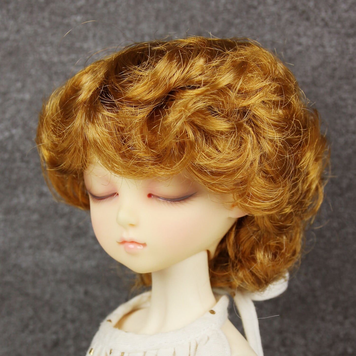 Fatiao - New Dollfie MSD Kaye Wiggs 1/4 BJD Size 7-8 inch - Caramel Dolls Wig