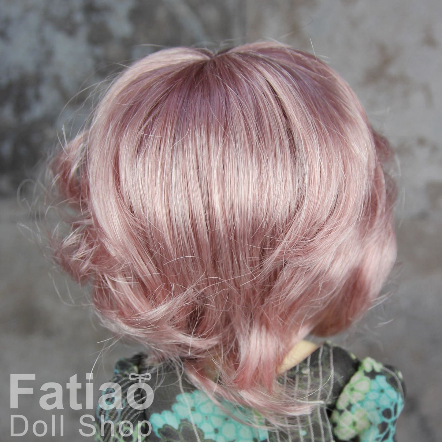 Fatiao - New Dolls Wig Dollfie Yo-SD 1/6 BJD 6-7" size - Deep Pink