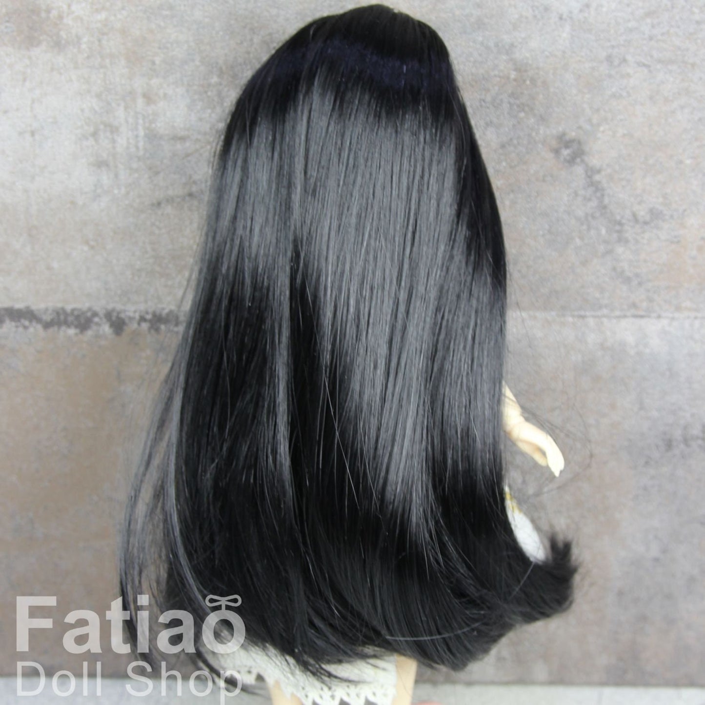 Fatiao - New Dollfie little pullip DAL Nendoroid BJD Dolls Wig - size 4-5" - Black