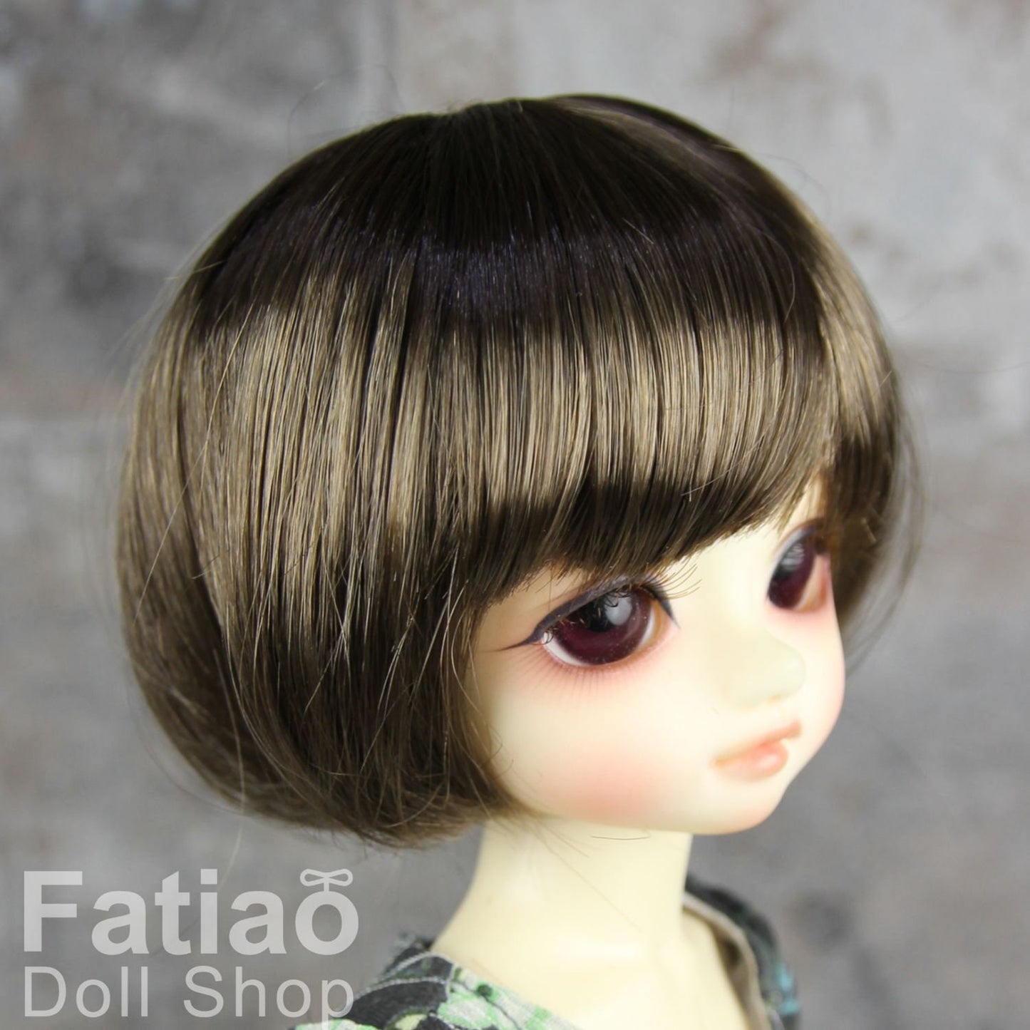 Fatiao - New Dollfie Yo-SD 1/6 BJD - Dolls Wig 6-7 inch - umber