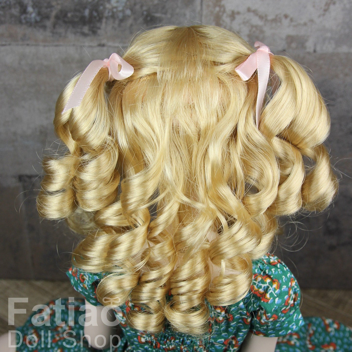 Fatiao - New Dollfie SD 1/3 BJD Dolls Wig size 8-9" - Cream gold