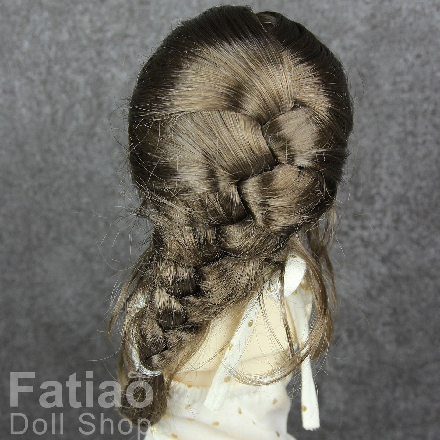 Fatiao - New Dollfie MSD Kaye Wiggs 1/4 BJD Size 7-8 inch -Dark Brown Dolls Wig