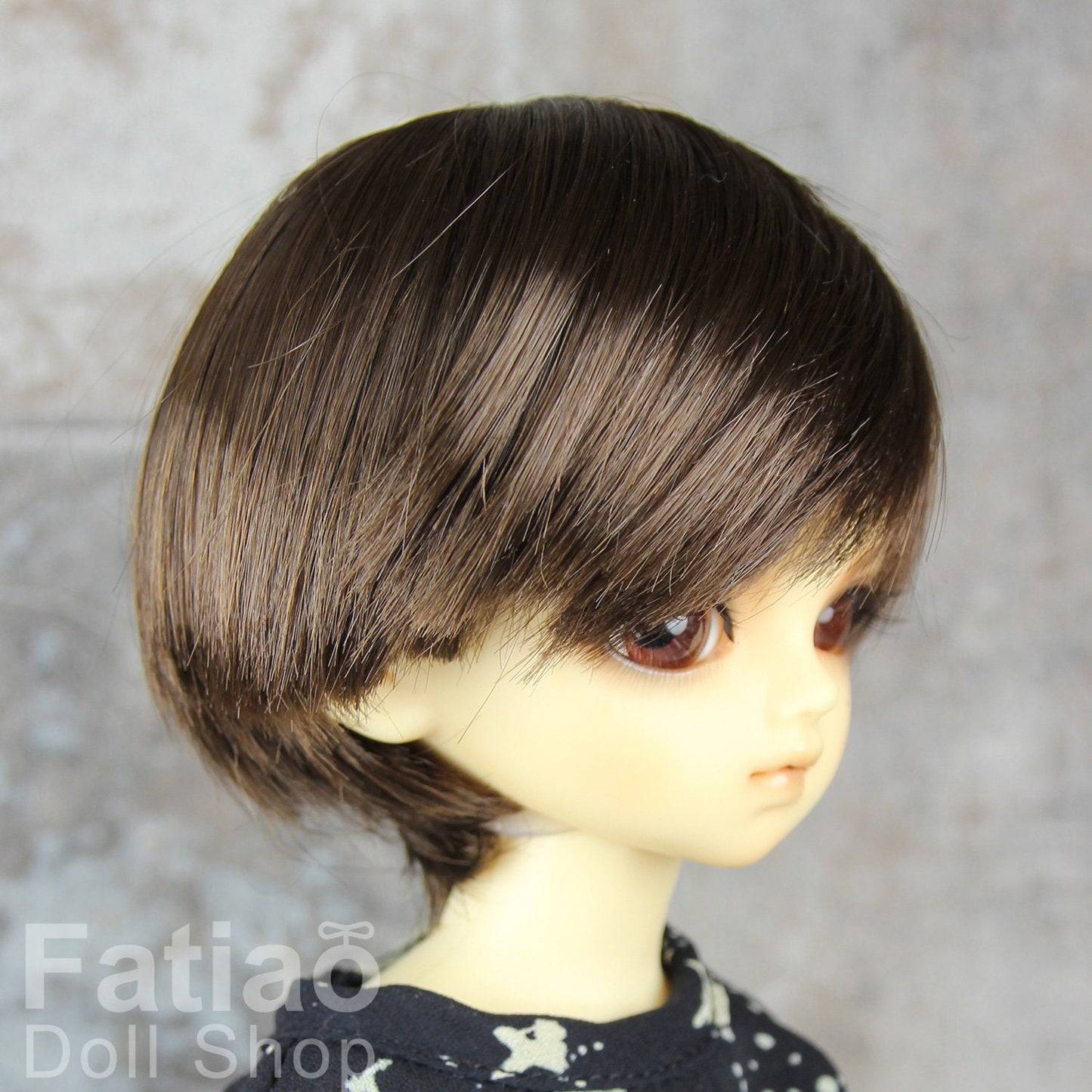 Fatiao - New Dollfie Yo-SD 1/6 BJD - Dolls Wig 6-7 inch - umber