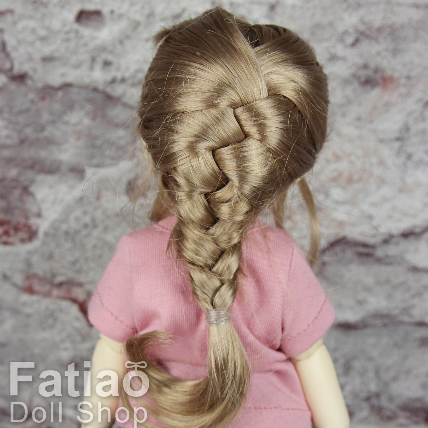 Fatiao - New Dolls Wig Dollfie Yo-SD 1/6 BJD 6-7" - Baby Brown