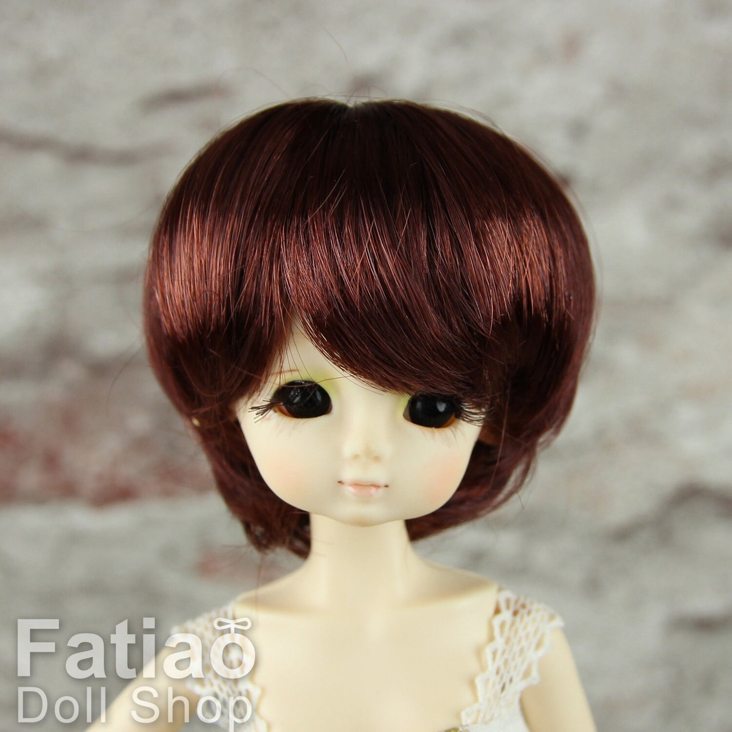 Fatiao - New Dollfie little pullip DAL Nendoroid BJD Dolls Wig - size 4-5" - Chocolate