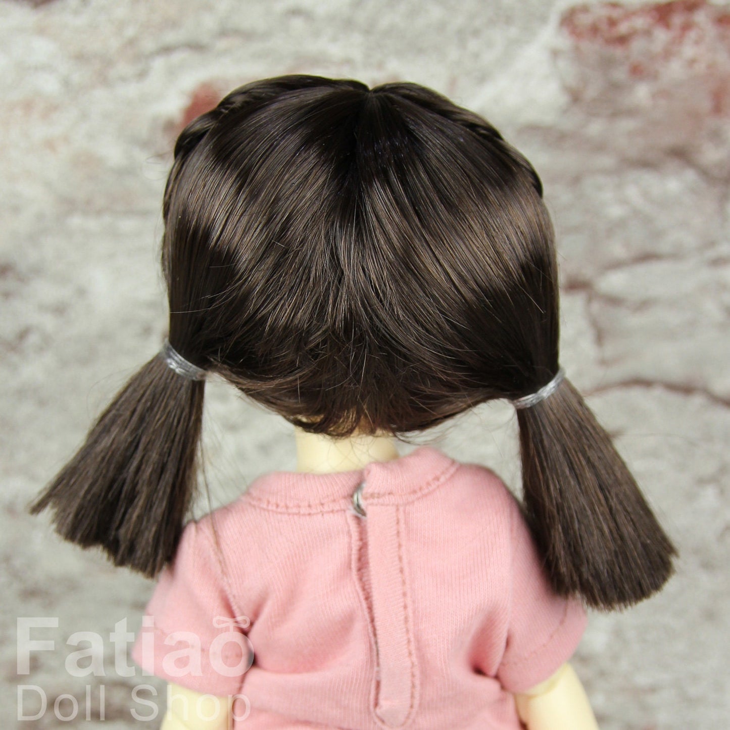 Fatiao - New Dollfie Yo-SD 1/6 BJD - Dolls Wig 6-7 inch - Dark Brown