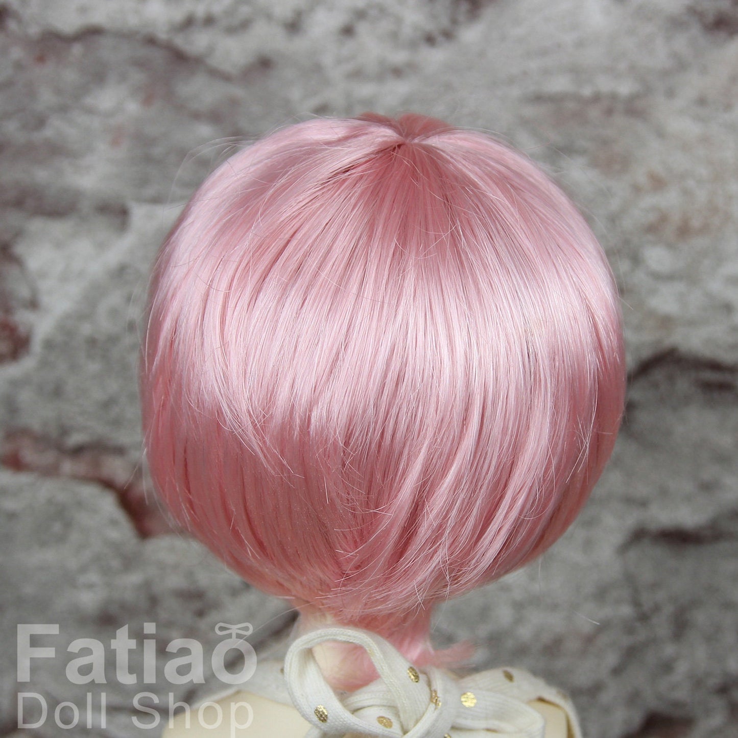 Fatiao - New Dollfie MSD Kaye Wiggs 1/4 BJD Size 7-8 inch Dolls Wig Pink
