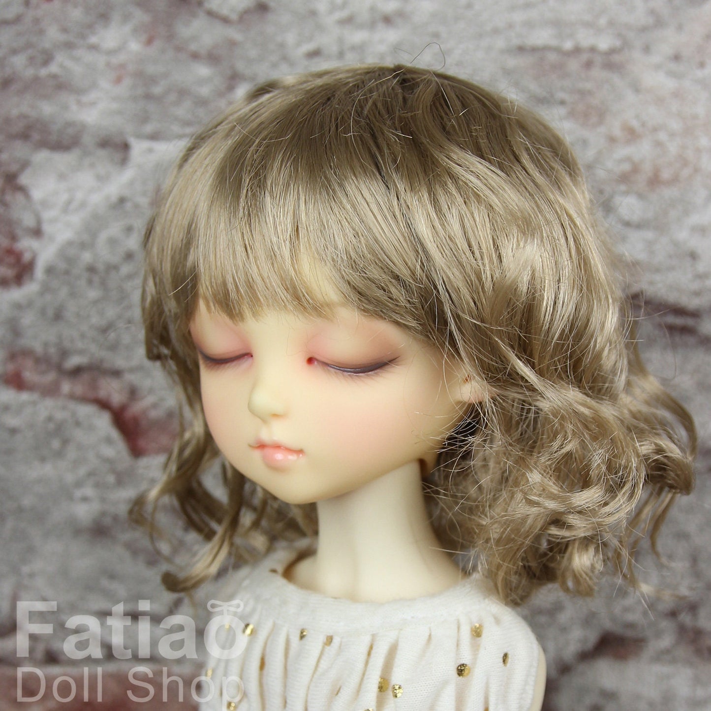 Fatiao - New Dollfie MSD Kaye Wiggs 1/4 BJD Size 7-8 inch - Baby Brown Dolls Wig