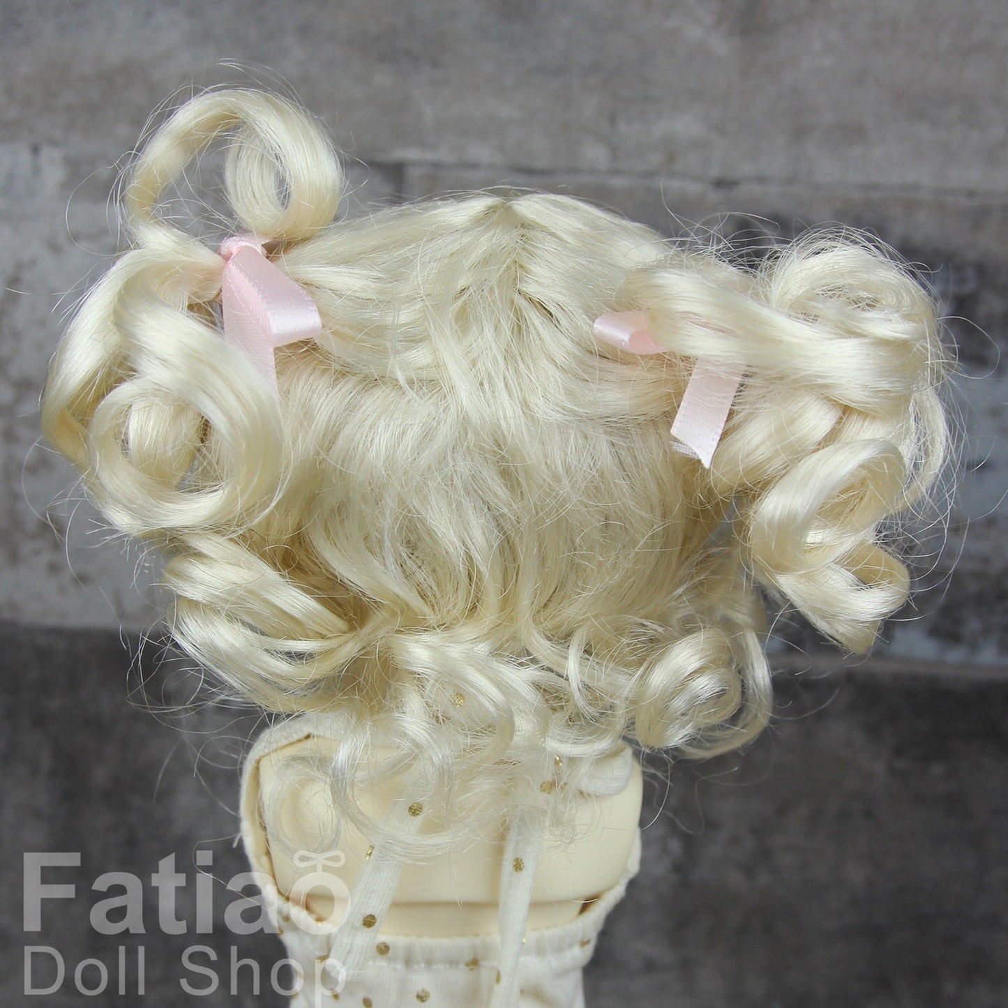 Fatiao - New Dollfie MSD Kaye Wiggs 1/4 BJD Size 7-8 inch - Blonde Dolls Wig