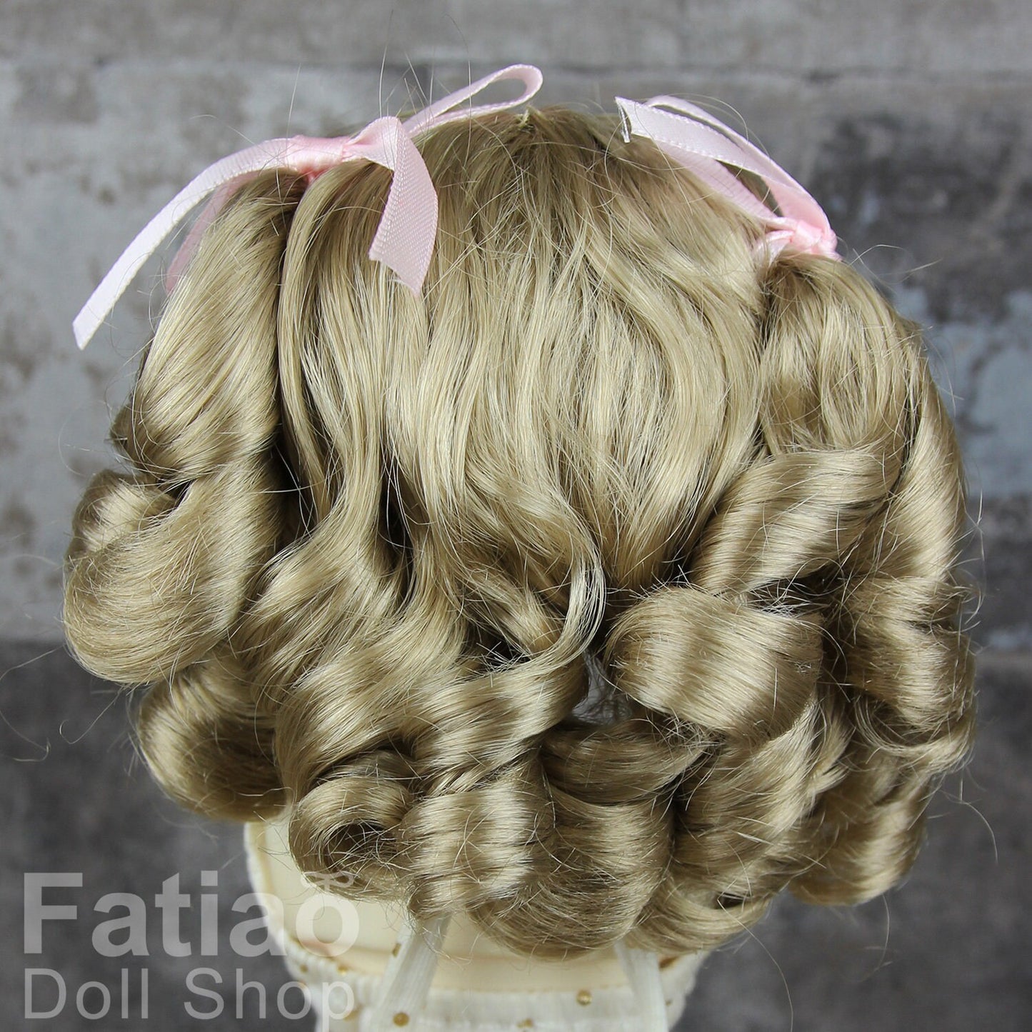 Fatiao - New Dollfie MSD Kaye Wiggs 1/4 BJD Size 7-8 inch - Baby Brown Dolls Wig