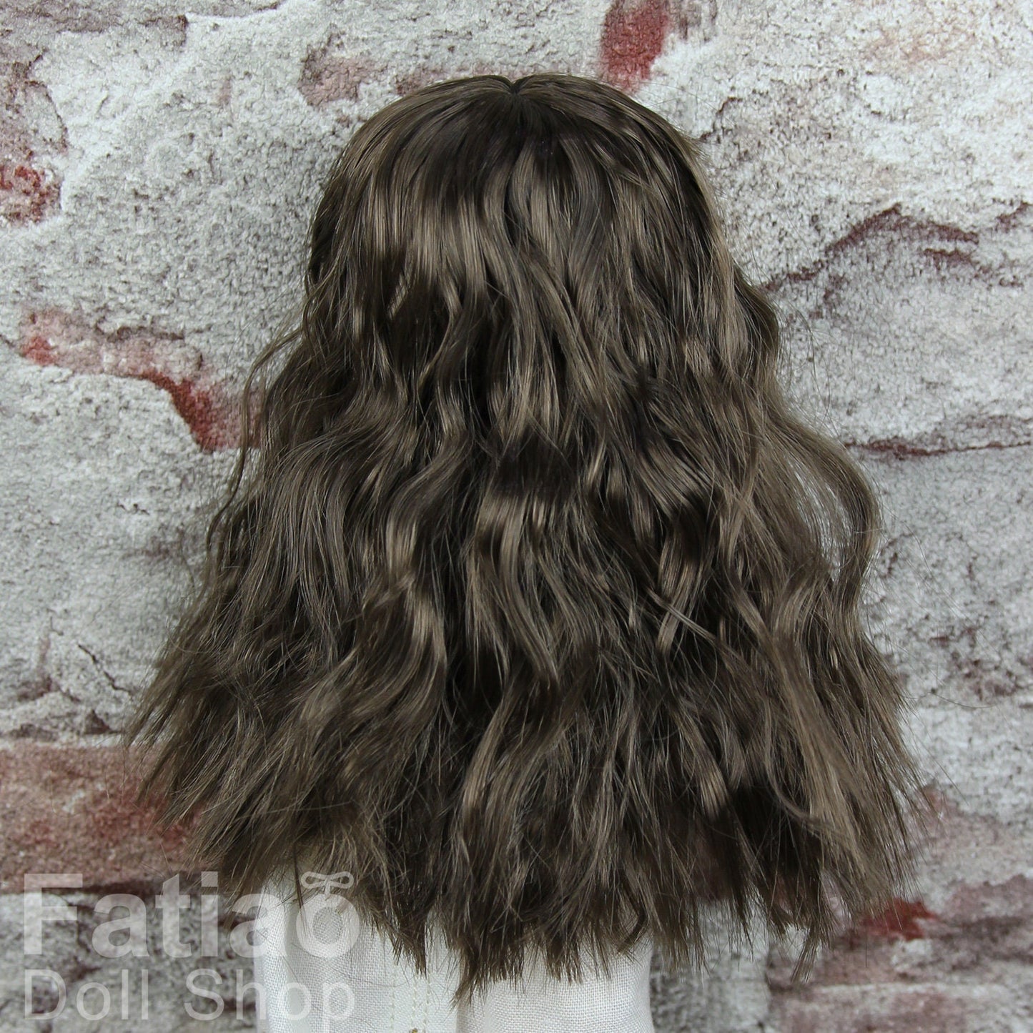 Fatiao - New Dollfie little pullip DAL Nendoroid BJD Dolls Wig - size 4-5" - umber