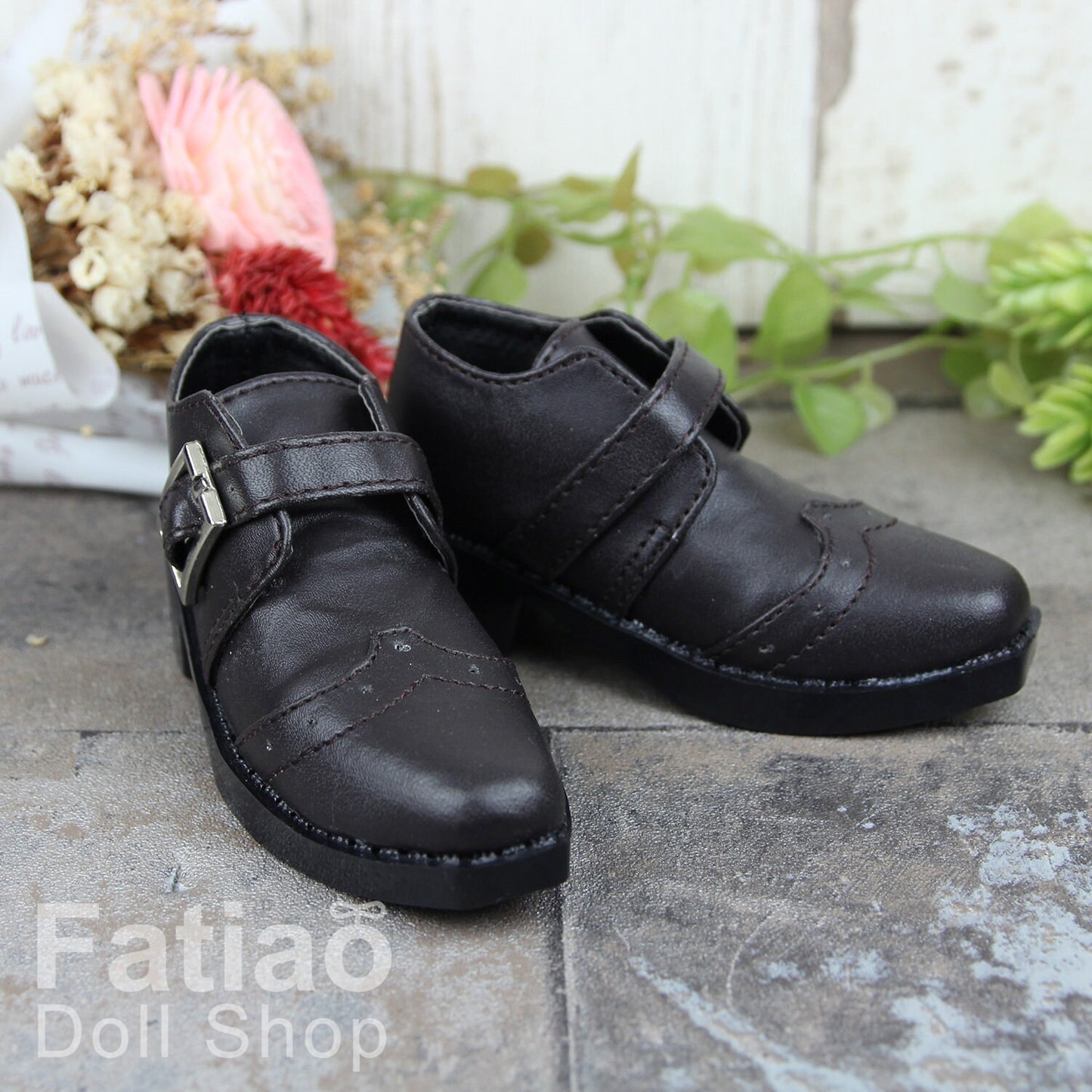 Fatiao - New 1/3 BJD Supper dollfie 13/17 SD Boy Dolls Oxford Shoes - Dark Brown