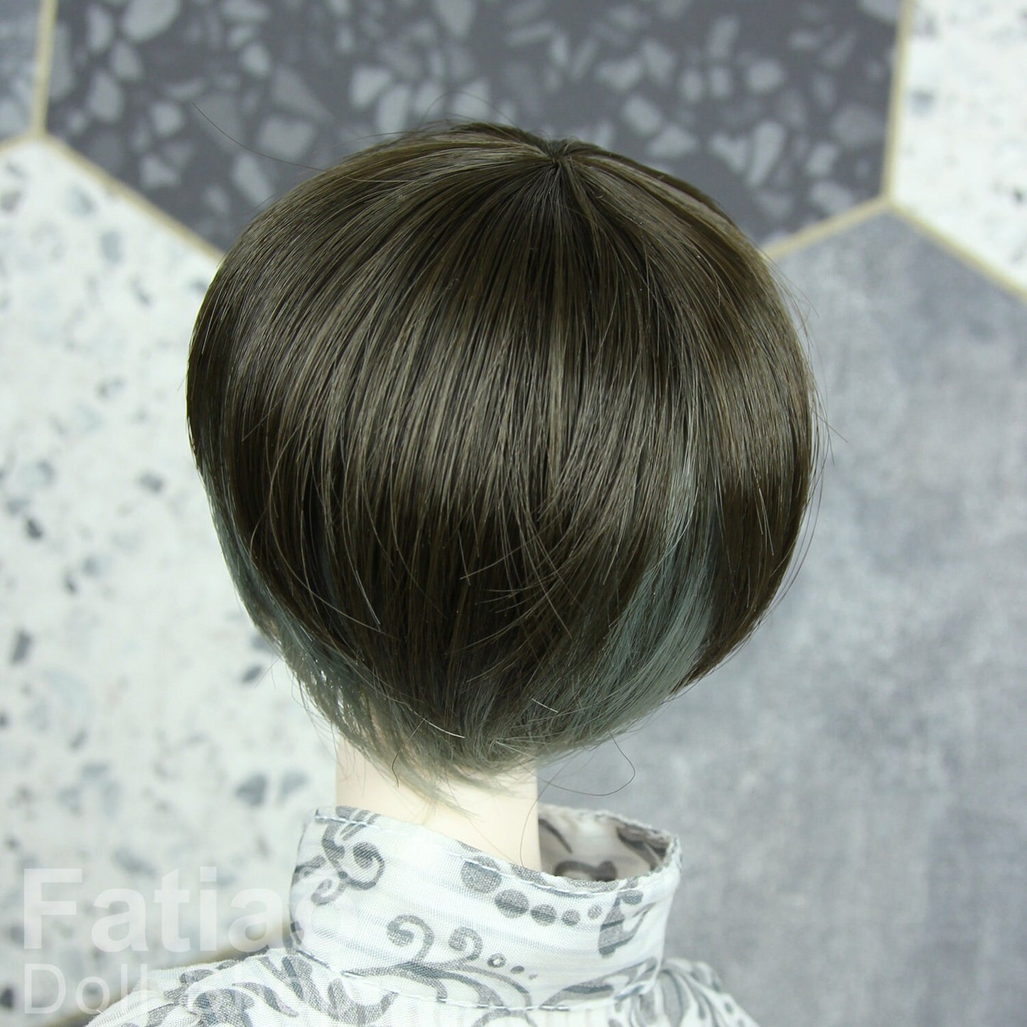 Fatiao - New Dollfie SD 1/3 BJD DD Dolls short Wig size 8-9" - Black forest