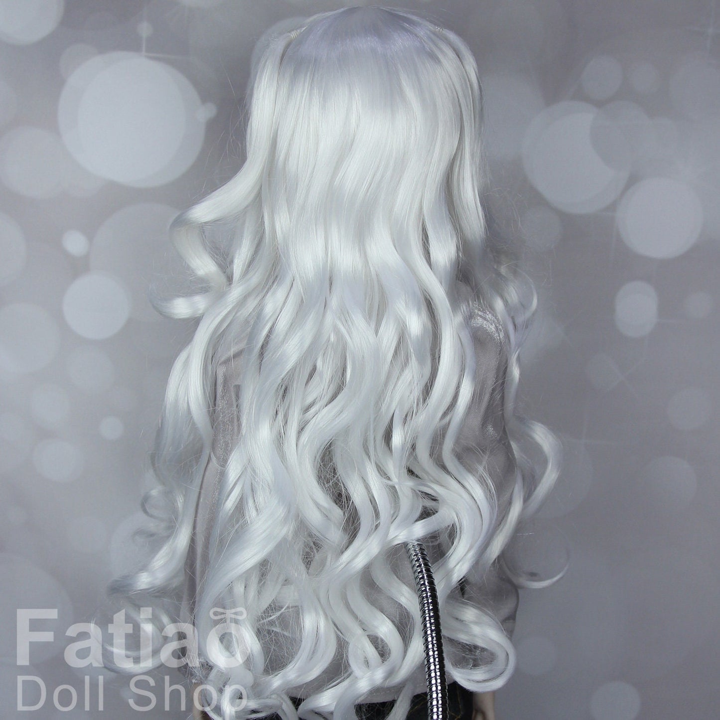Fatiao - New Dollfie SD DD 1/3 BJD Dolls Wig size 8-9" - white