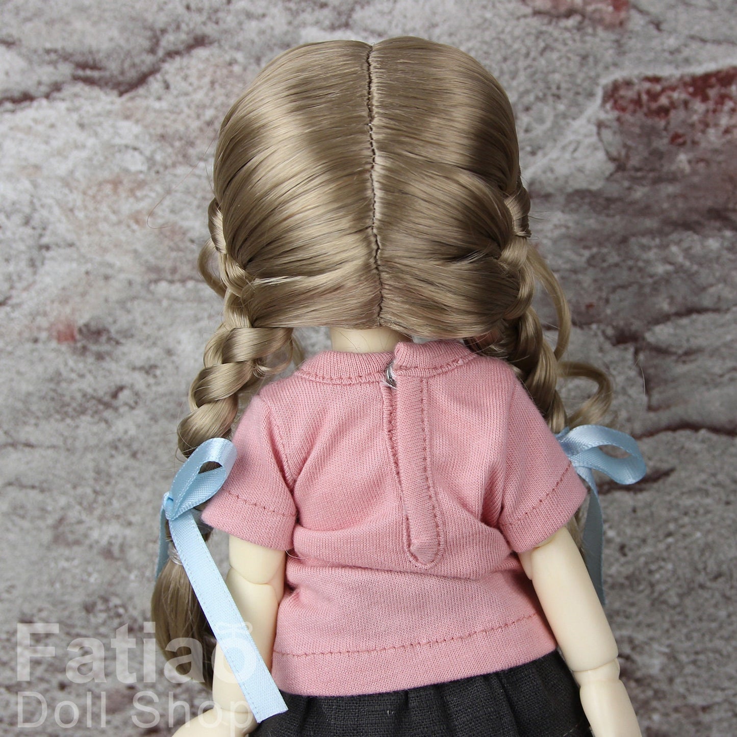 Fatiao - New Dolls Wig Dollfie Yo-SD 1/6 BJD 6-7" size - baby Brown