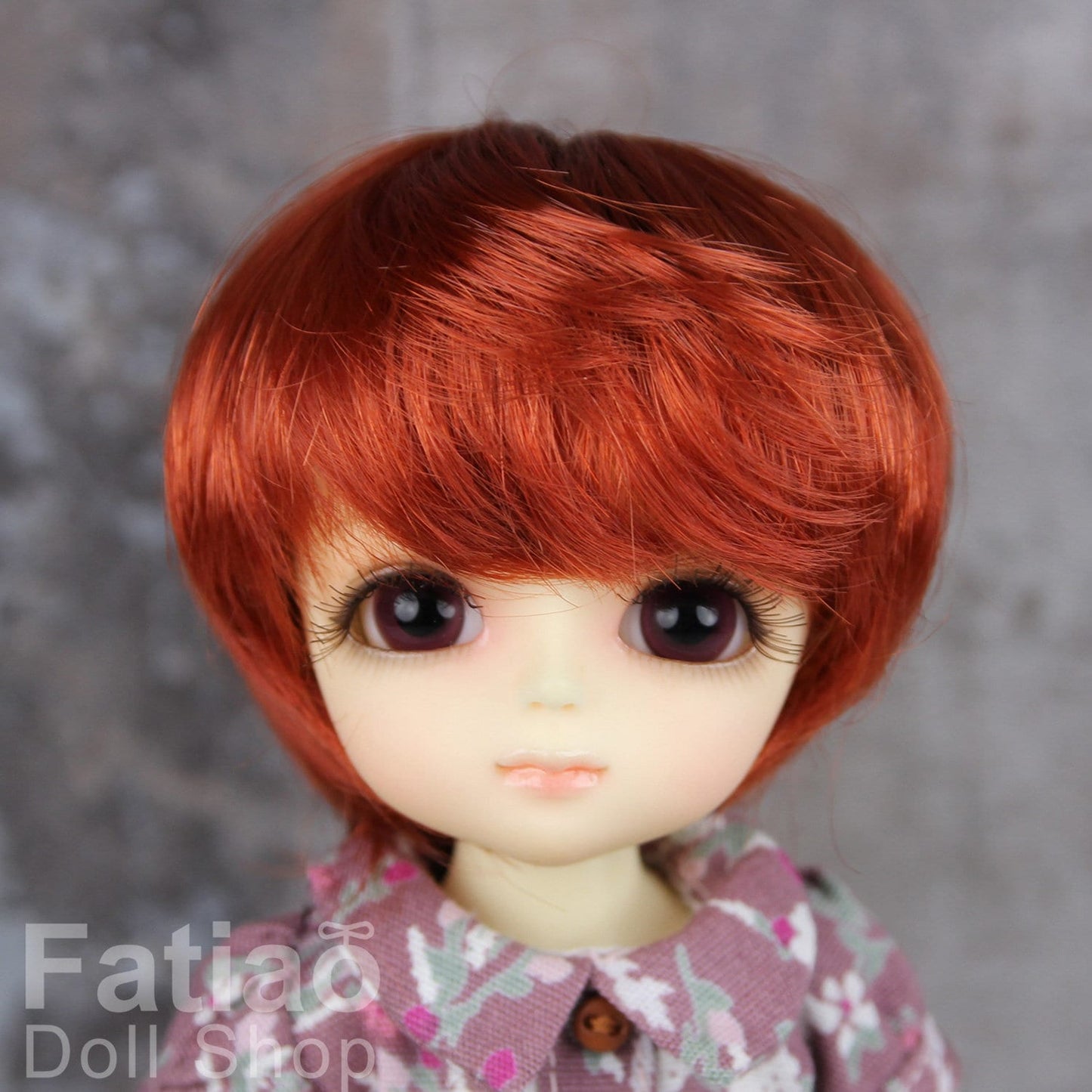 Fatiao - Dollfie Lati Yellow Pukifee 5-6" Angel Doll Wig Carrot
