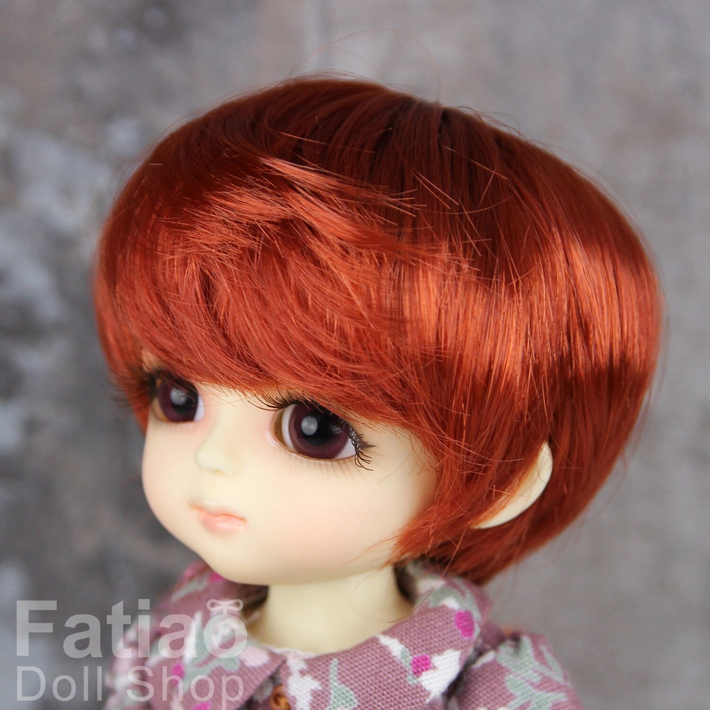 Fatiao - Dollfie Lati Yellow Pukifee 5-6" Angel Doll Wig Carrot
