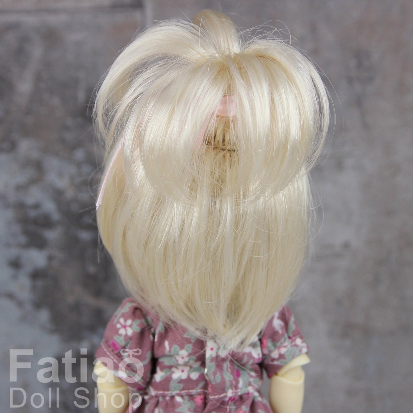 Fatiao - BJD Dollfie Lati Yellow Pukifee 5-6" Doll Wig - Blonde