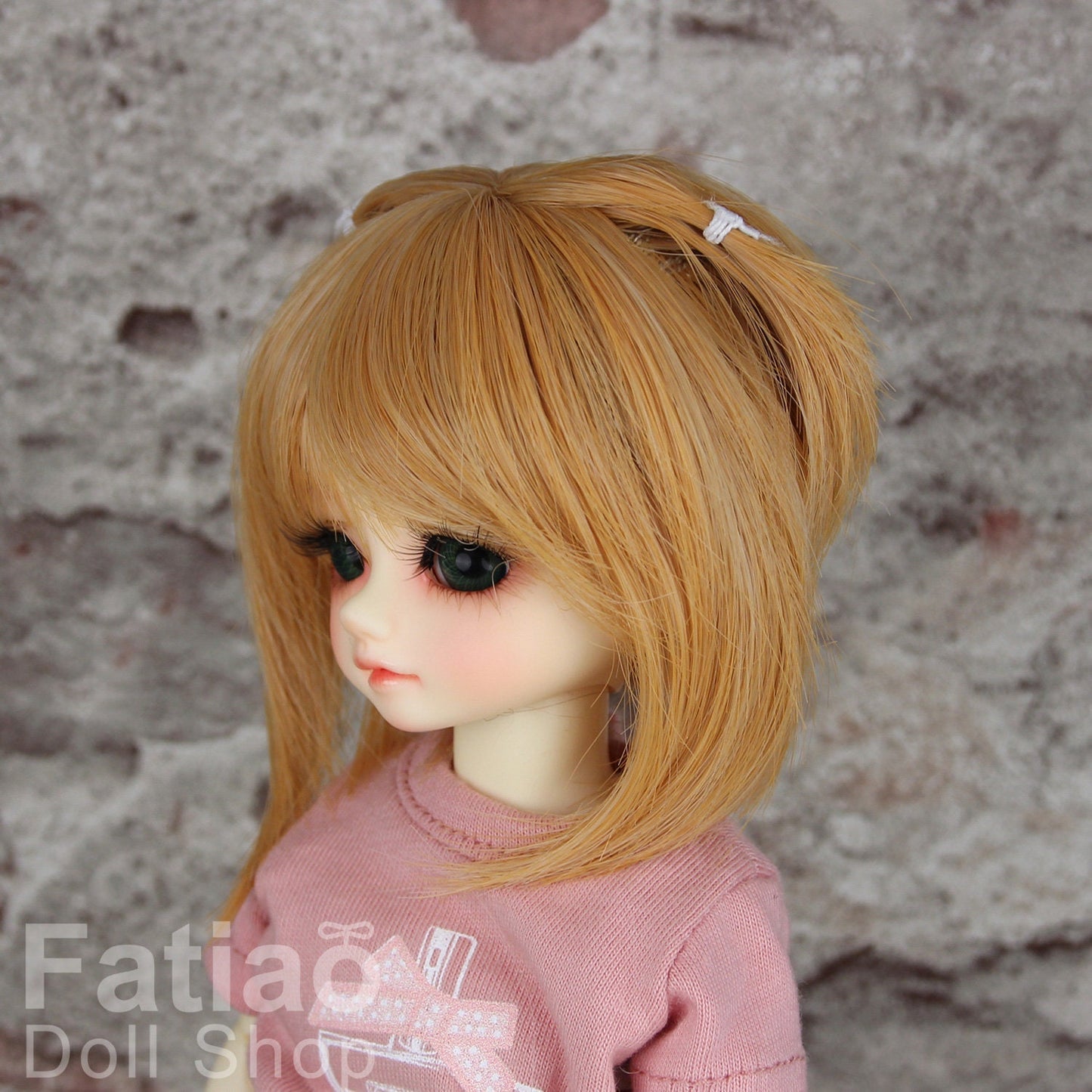 Fatiao - New Dollfie Yo-SD 1/6 BJD - Dolls Wig 6-7 inch - Honey Orange