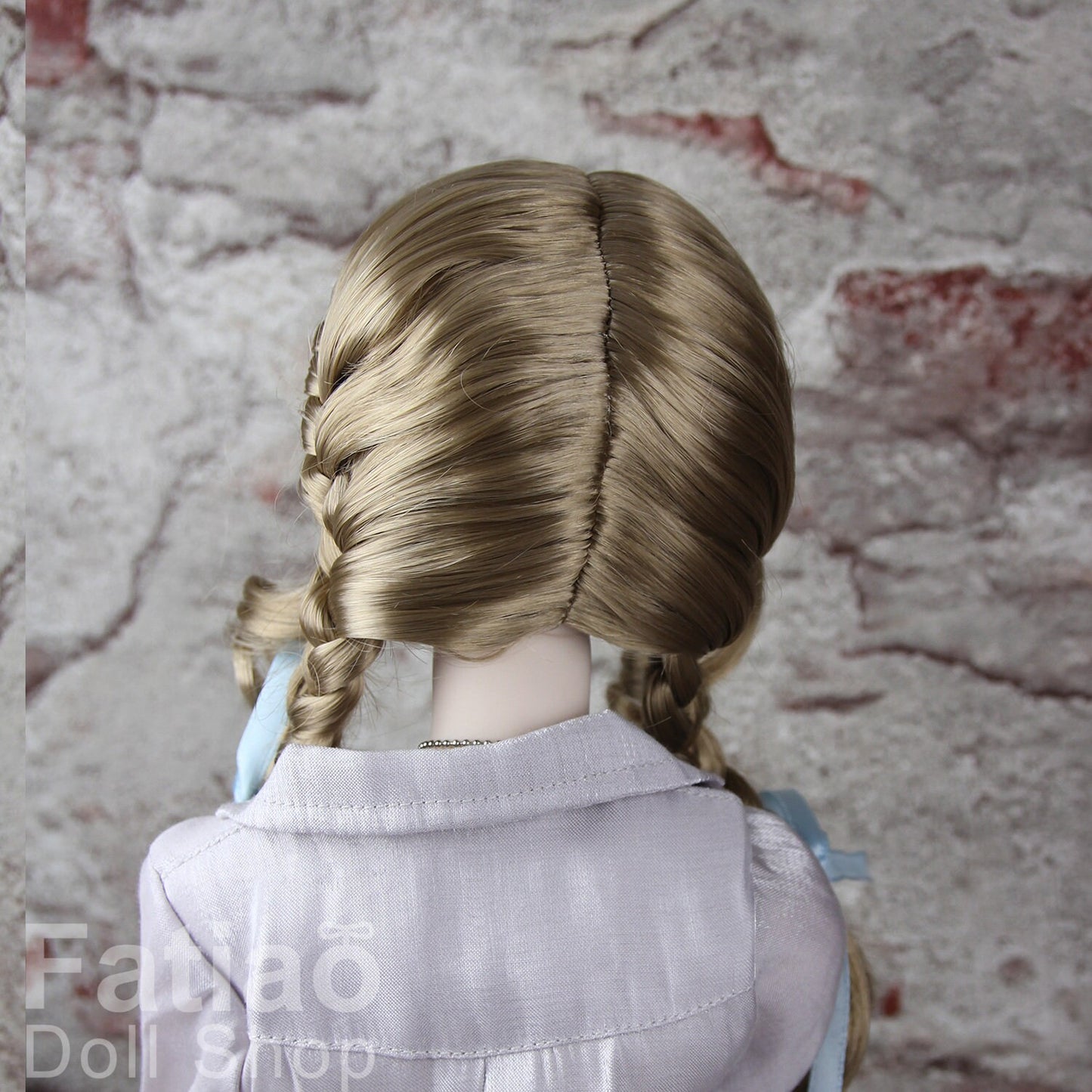 Fatiao - New Dollfie SD 1/3 BJD Dolls Wig size 8-9" - baby Brown