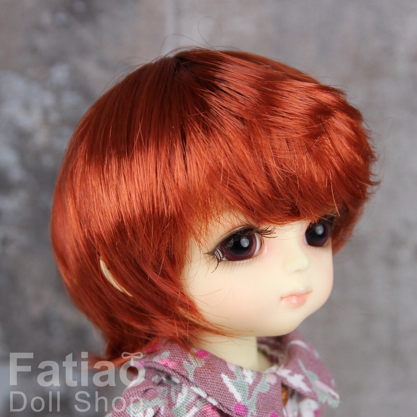 Fatiao - Dollfie Lati Yellow Pukifee 5-6" Angel Doll Wig Carrot