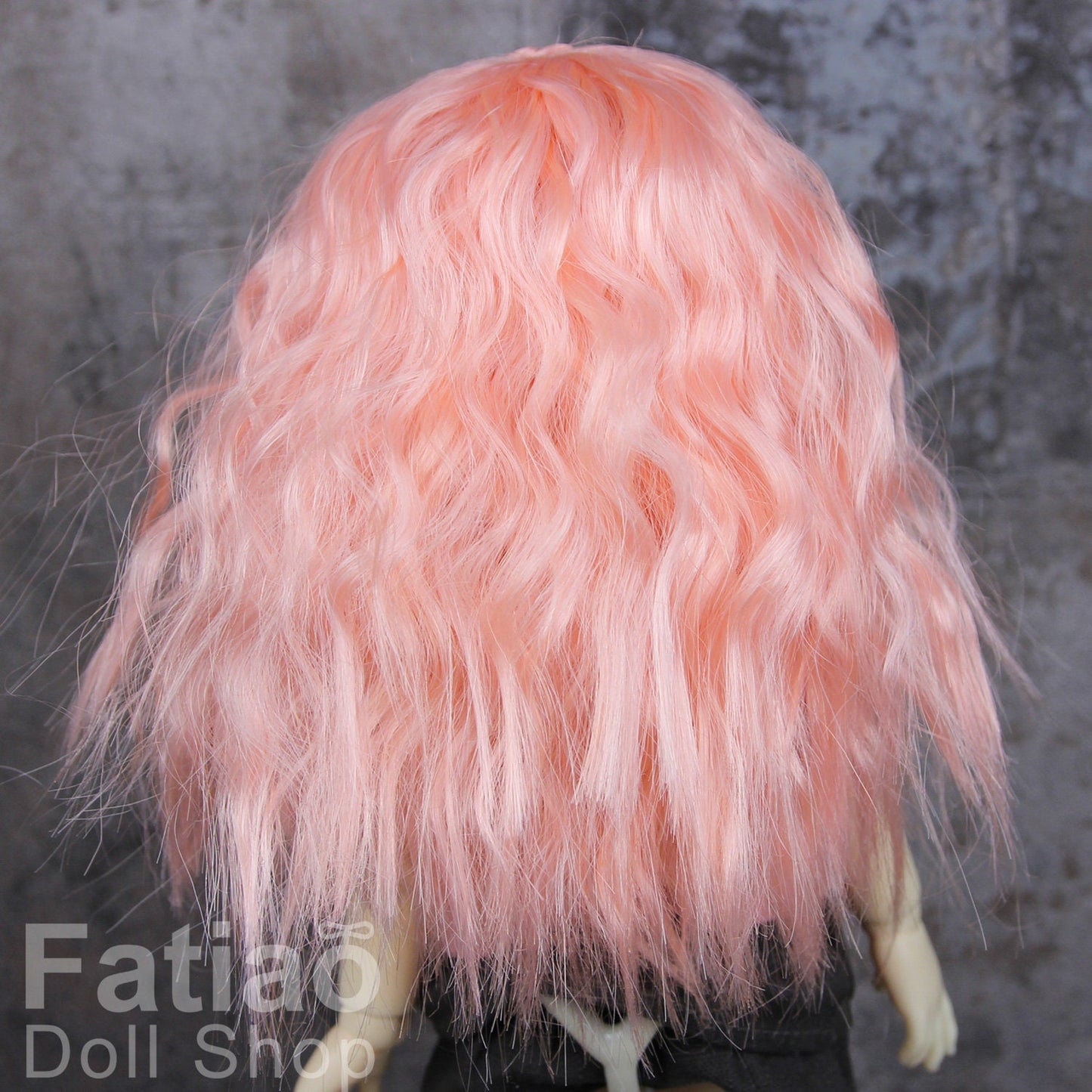 Fatiao - New Dolls Wig Dollfie Yo-SD 1/6 BJD 6-7" size - Pink orange